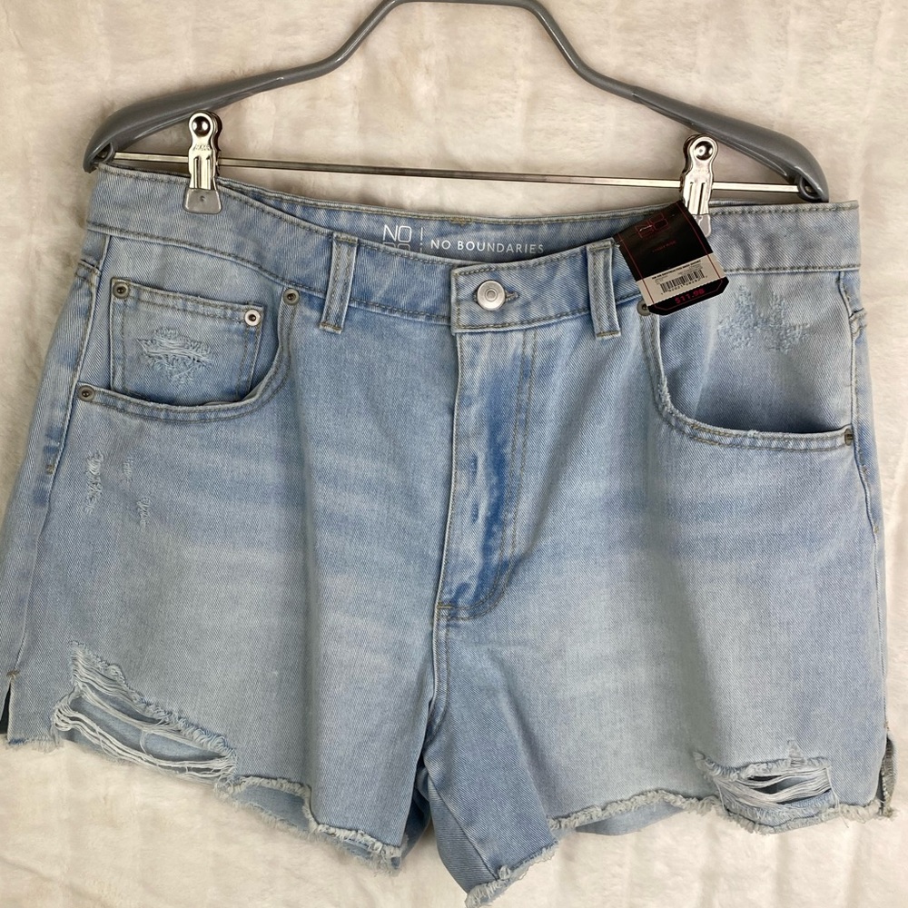 NO BONDARIES WOMENS HIGH RISE SHORTS (CLOTHING)